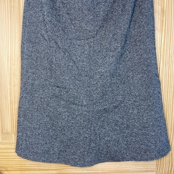 PRIZE Wool Silk Blend Vintage Grey Skirt Size 2 - Picture 9 of 14